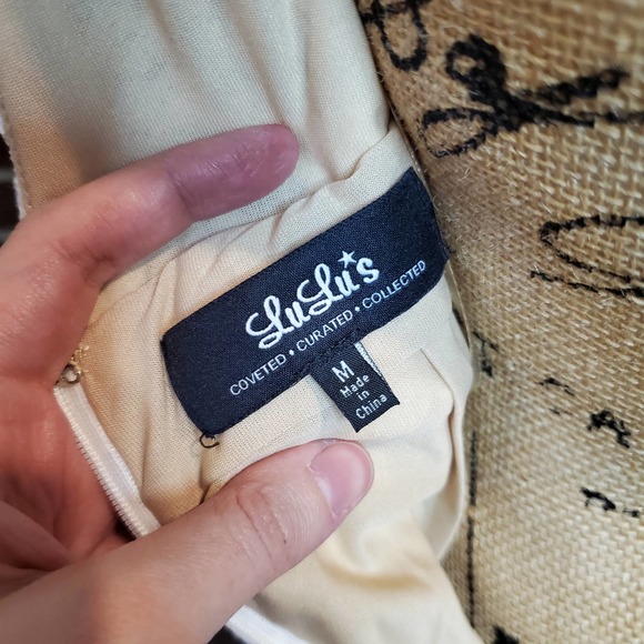 Lulus Chiffon Lace Plunge Flowy Floor Length Wedding Dress White, Open Back - Picture 7 of 11